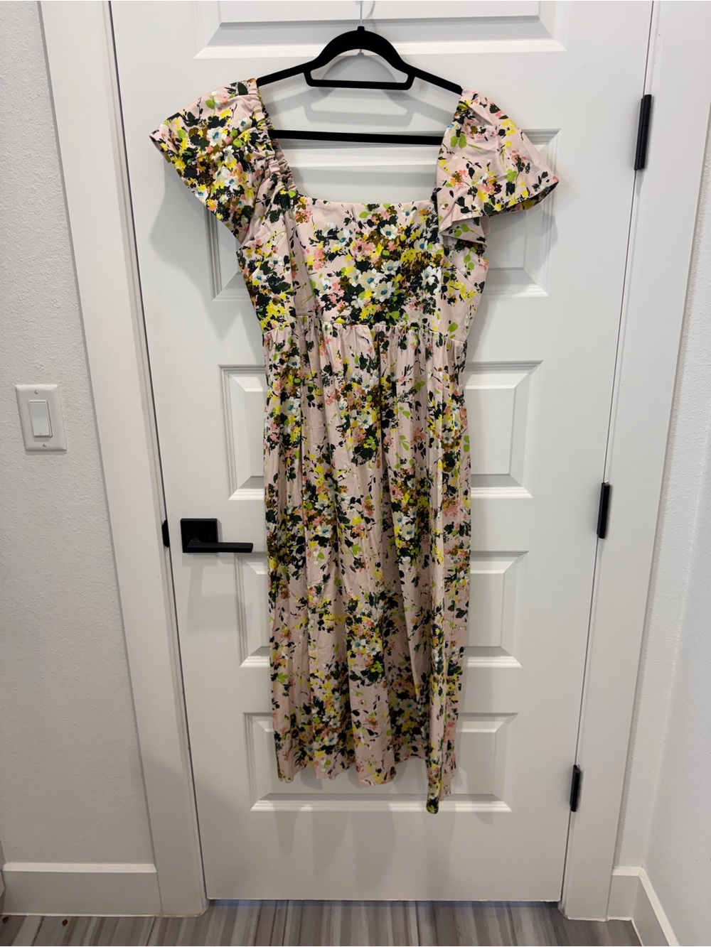 Tuckernuck Pink Floral Midi Dress